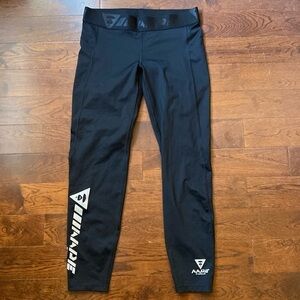 BAPE A Bathing Ape Size XS Black Lycra Leggings